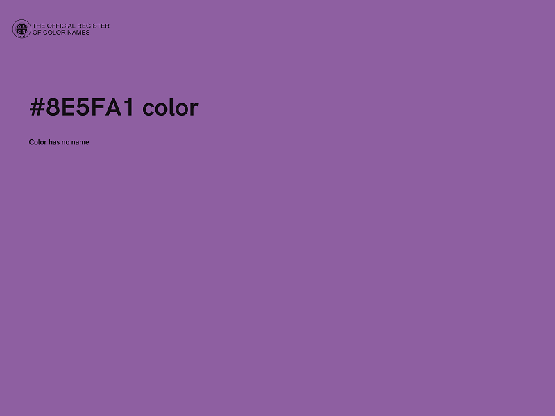 #8E5FA1 color image