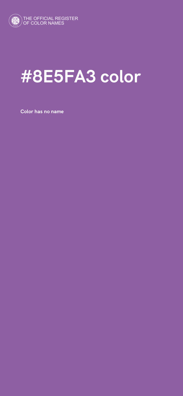 #8E5FA3 color image