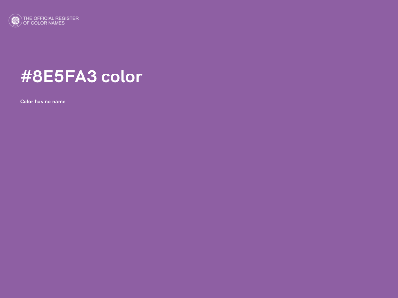 #8E5FA3 color image