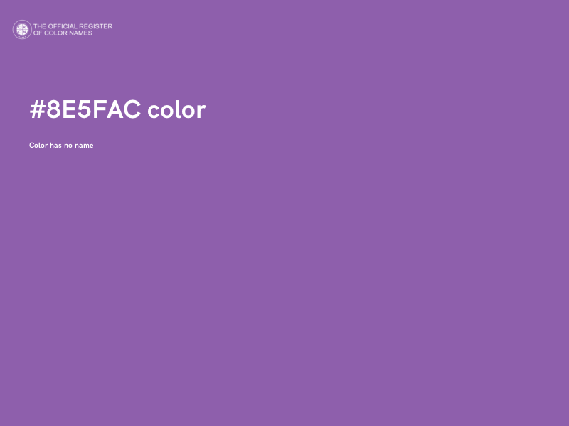#8E5FAC color image