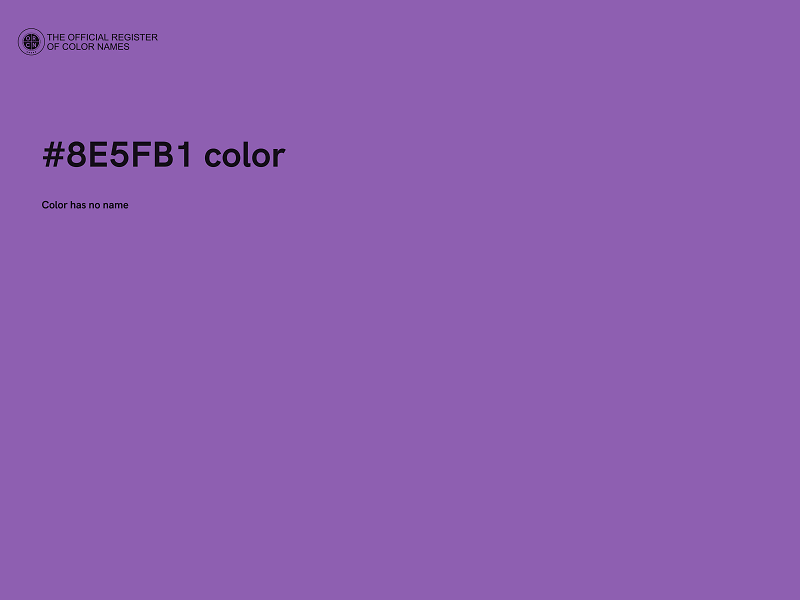 #8E5FB1 color image