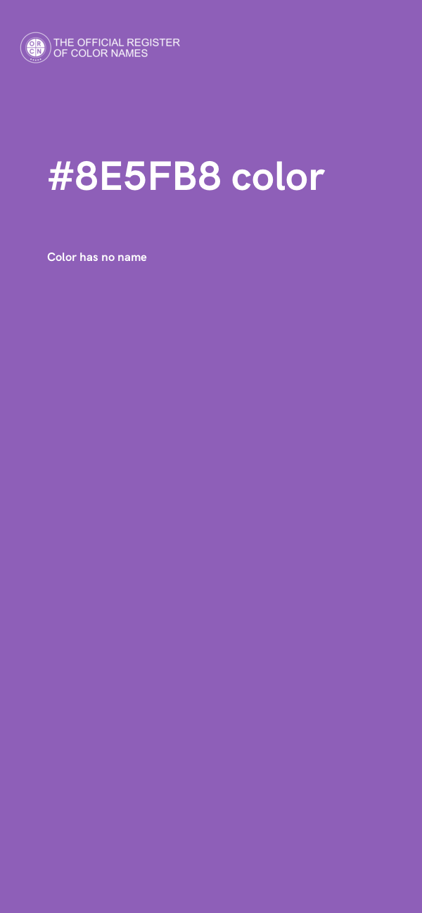 #8E5FB8 color image