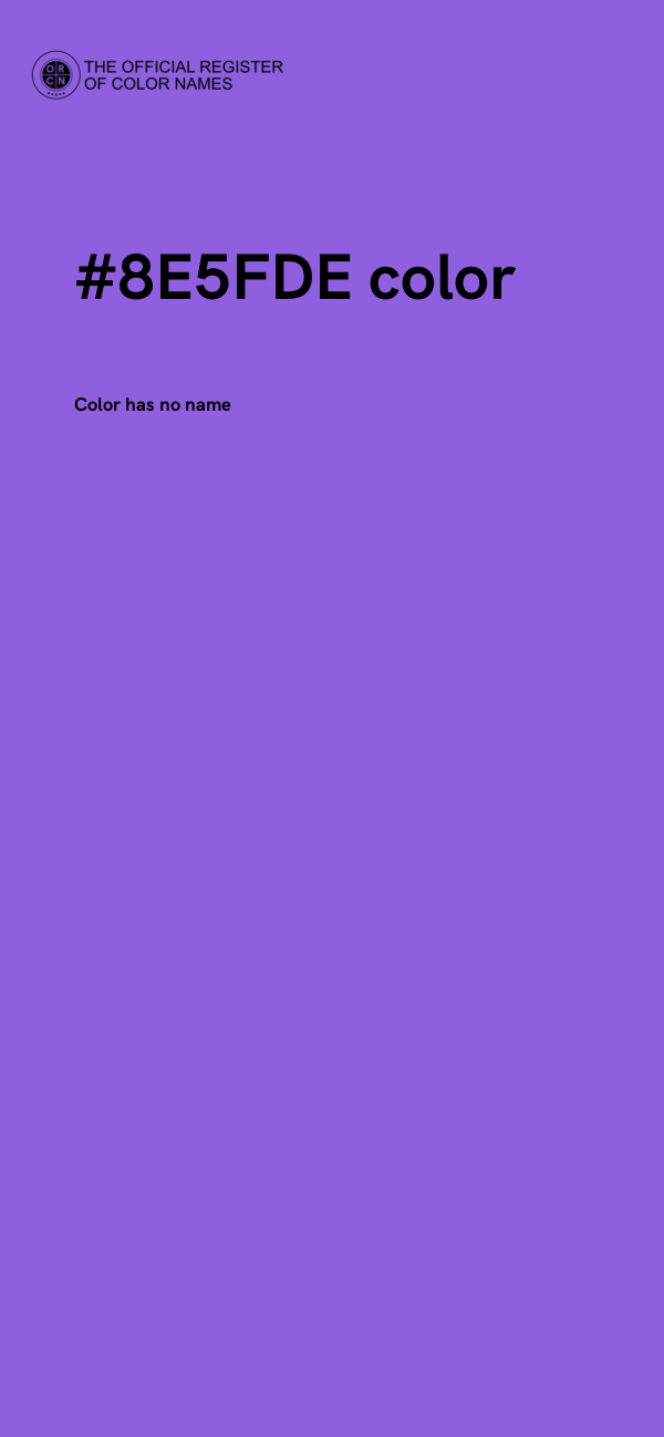 #8E5FDE color image