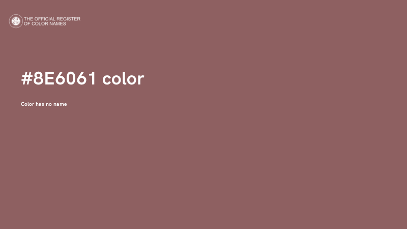 #8E6061 color image