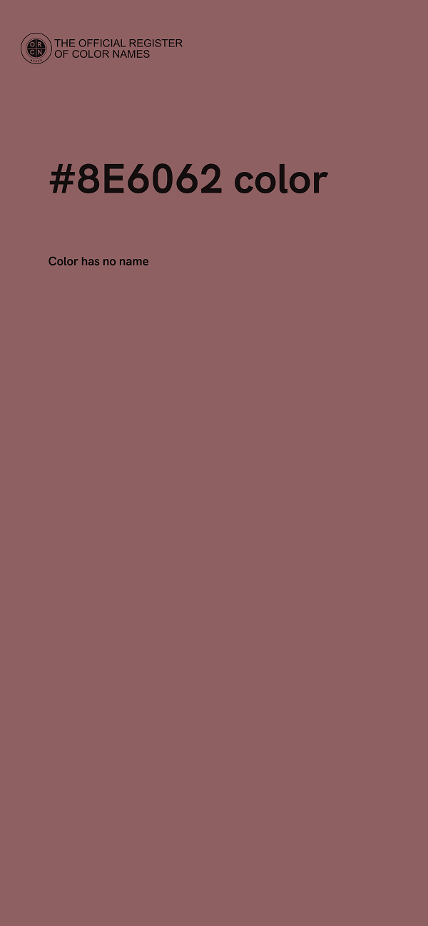 #8E6062 color image
