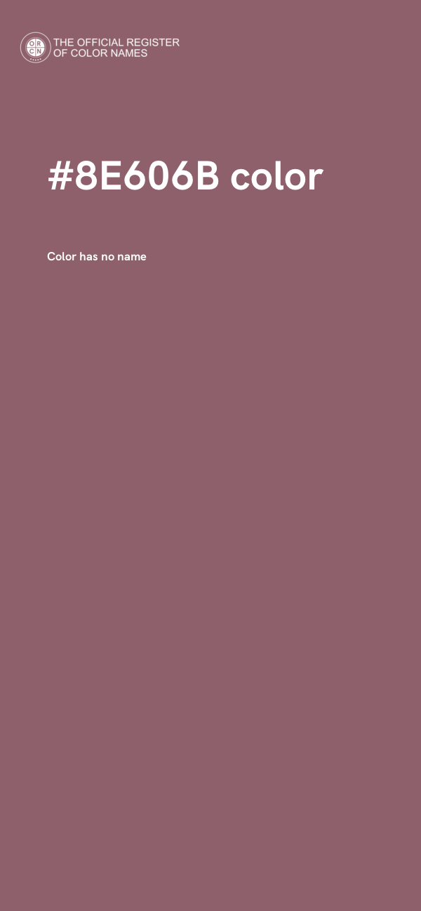 #8E606B color image
