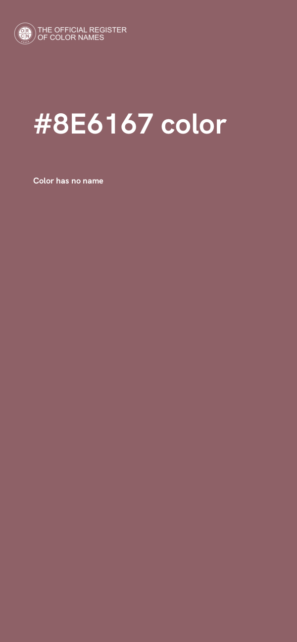 #8E6167 color image