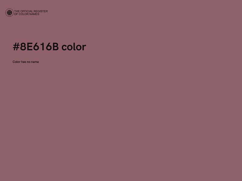 #8E616B color image