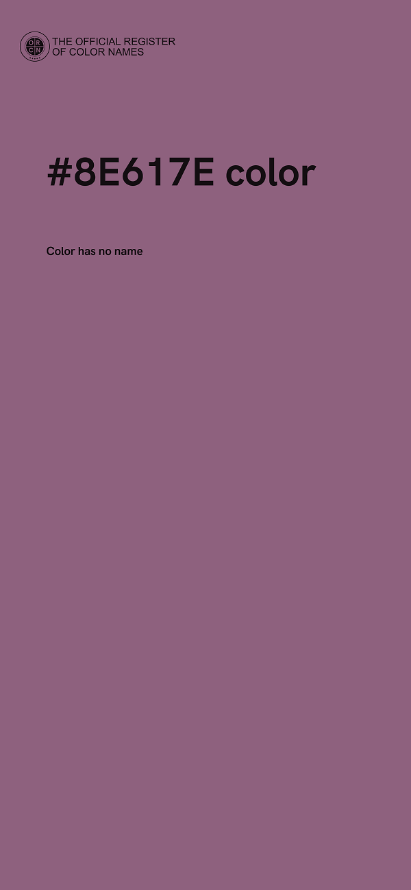 #8E617E color image