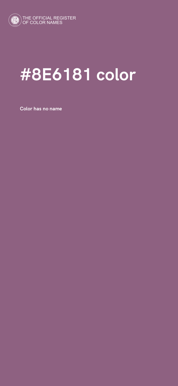 #8E6181 color image
