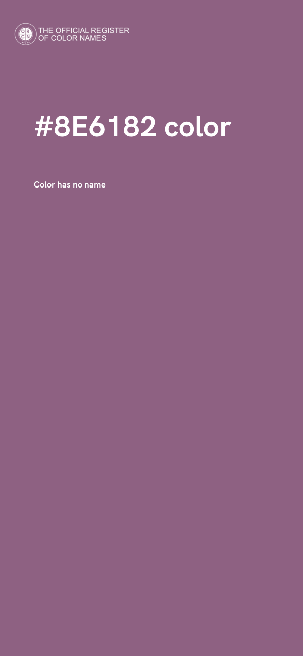 #8E6182 color image
