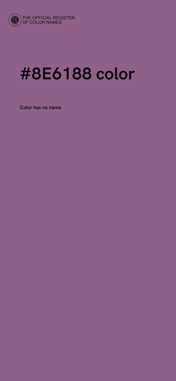 #8E6188 color image