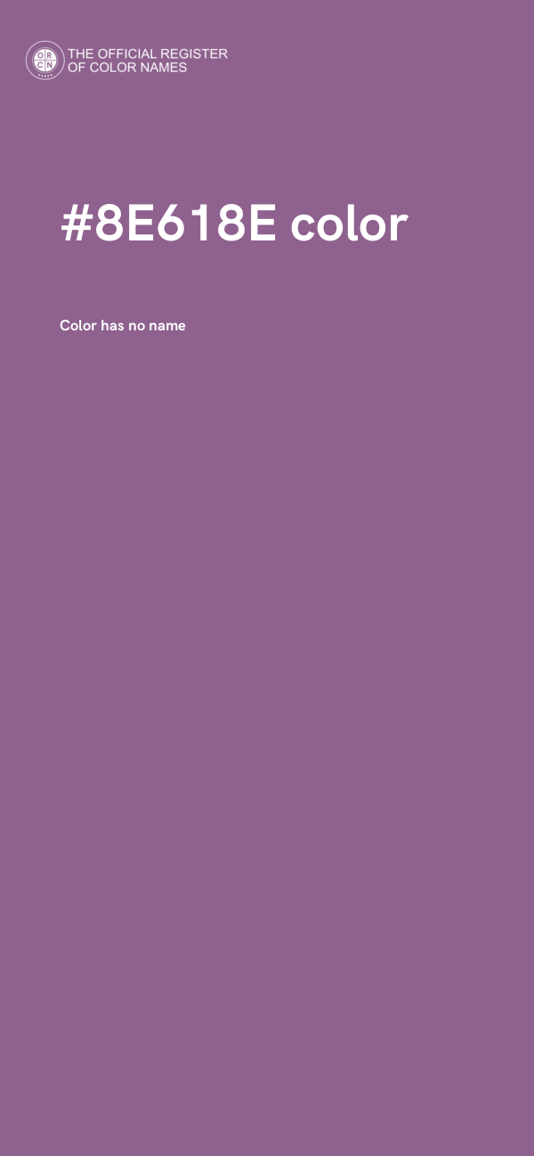 #8E618E color image
