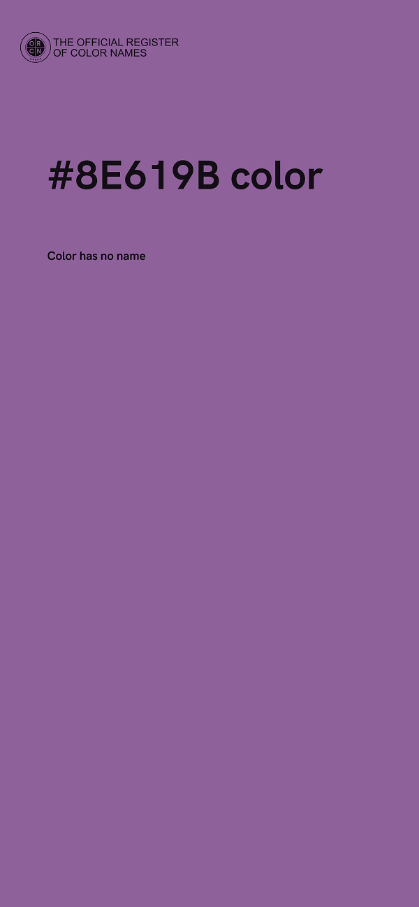 #8E619B color image