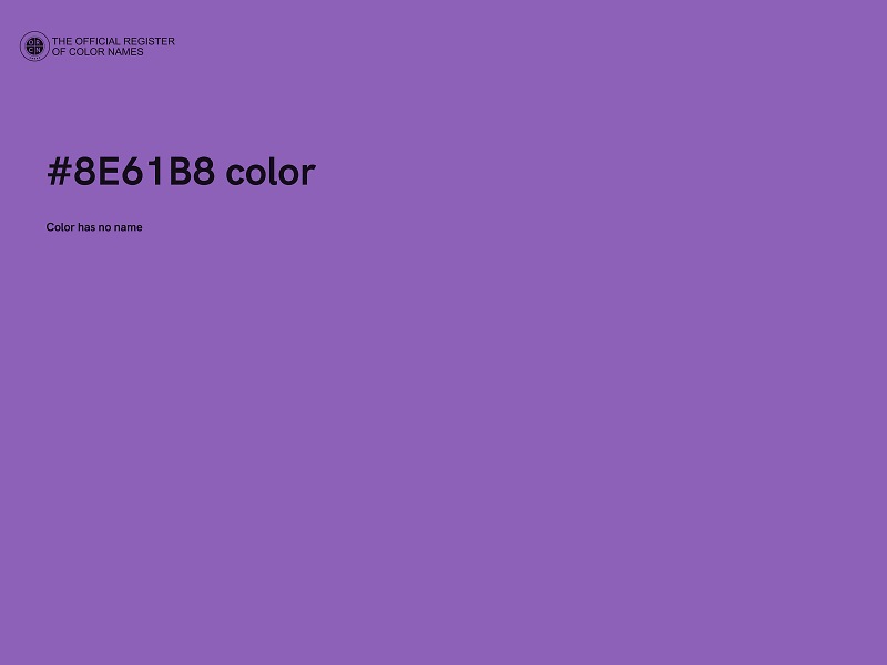 #8E61B8 color image