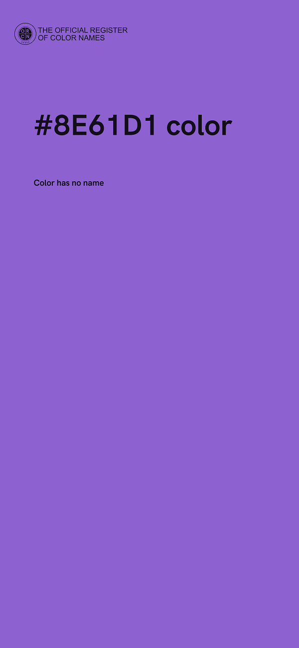 #8E61D1 color image