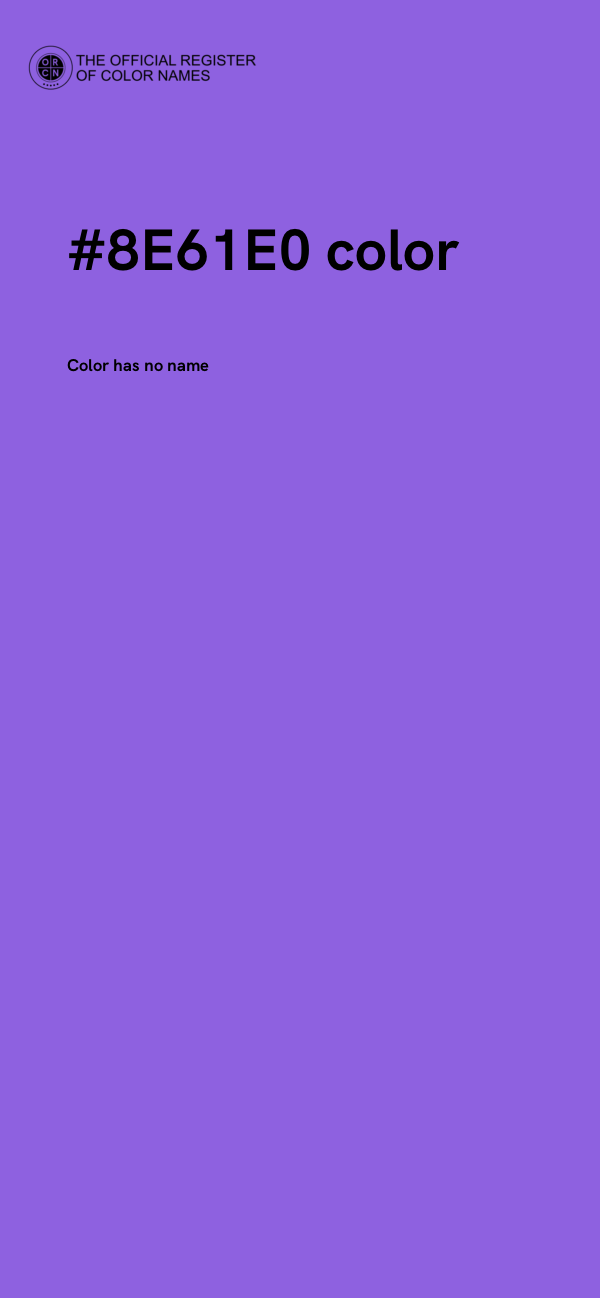 #8E61E0 color image
