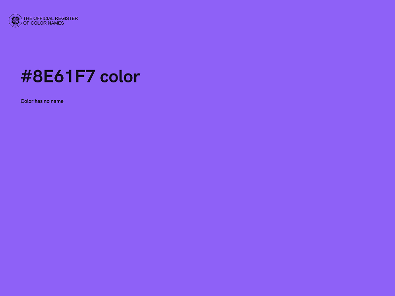 #8E61F7 color image