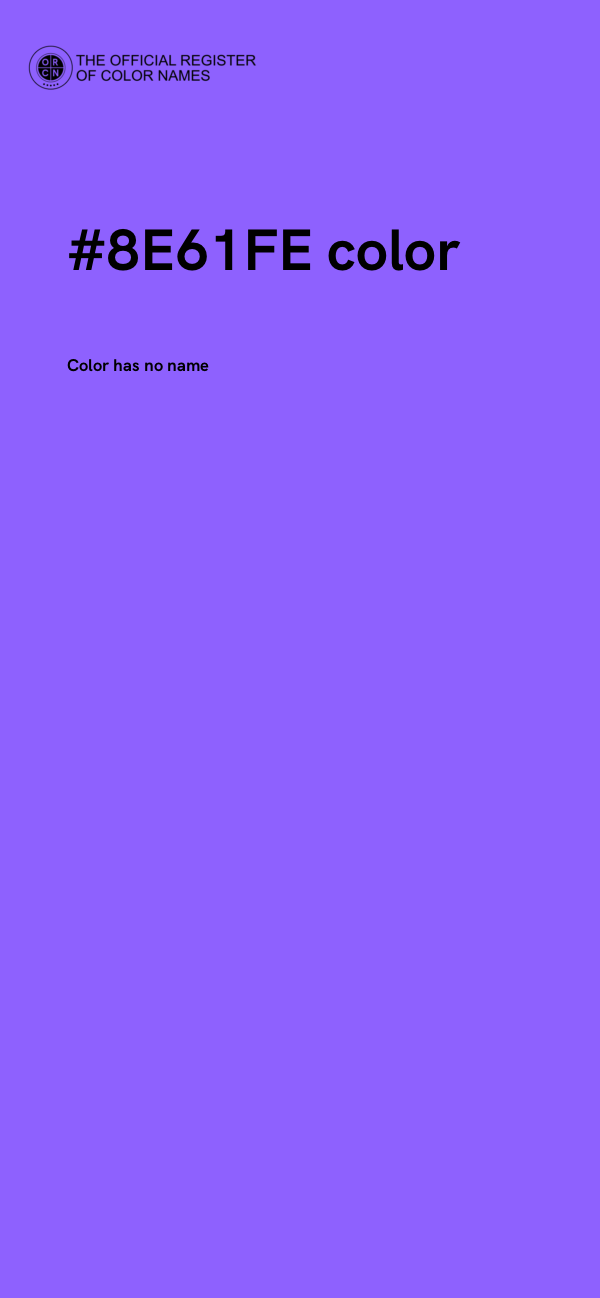 #8E61FE color image