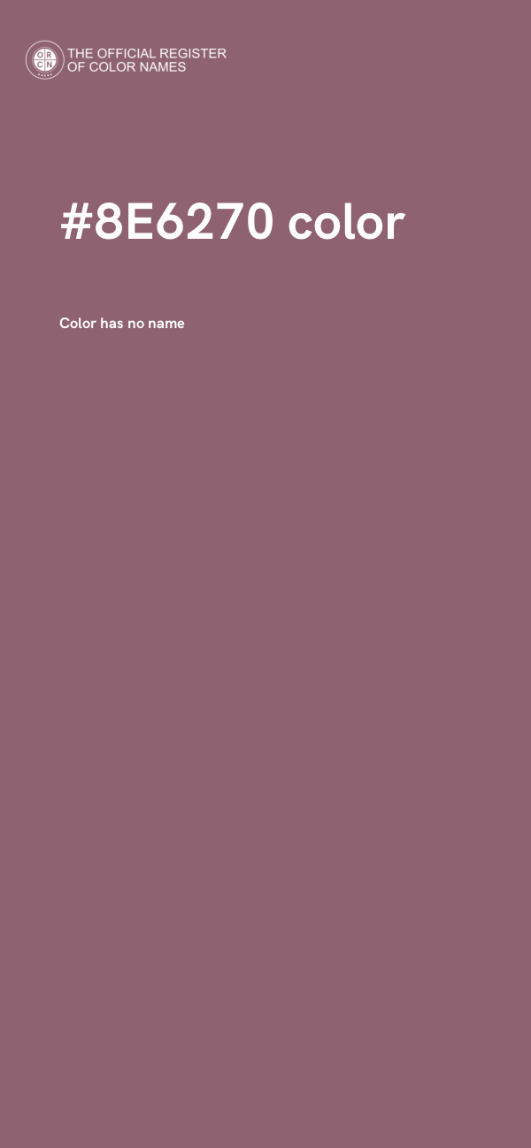 #8E6270 color image