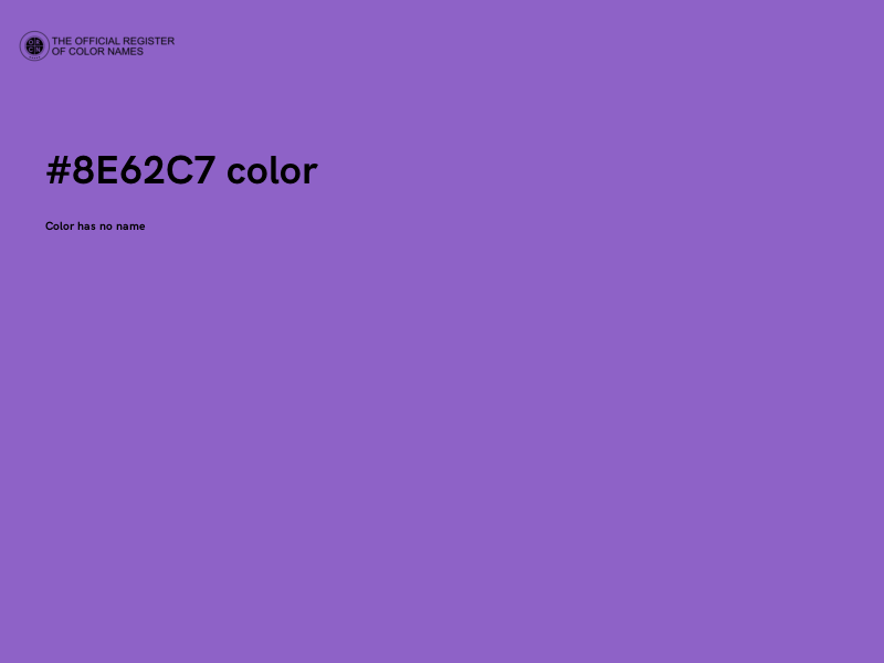 #8E62C7 color image