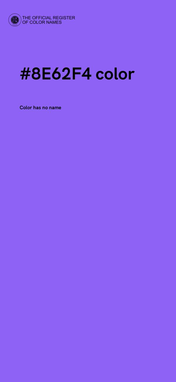#8E62F4 color image