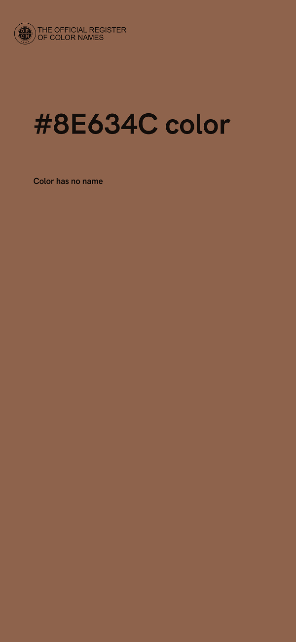 #8E634C color image