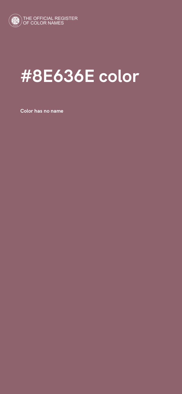 #8E636E color image