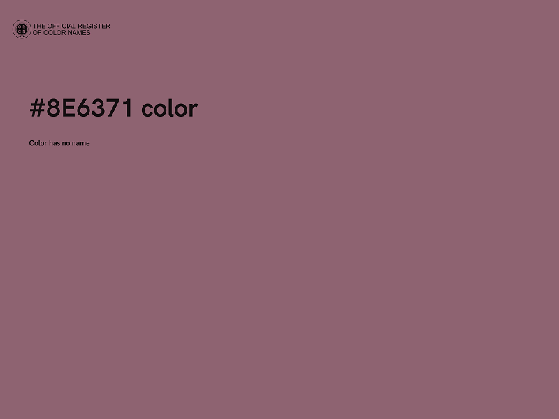 #8E6371 color image