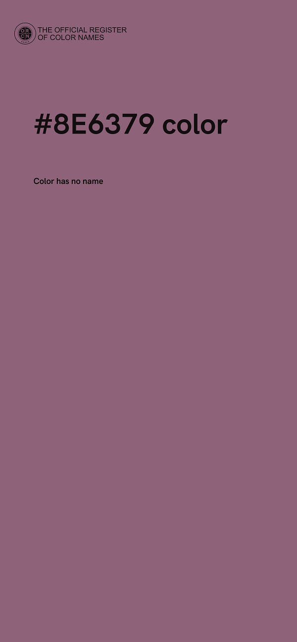 #8E6379 color image