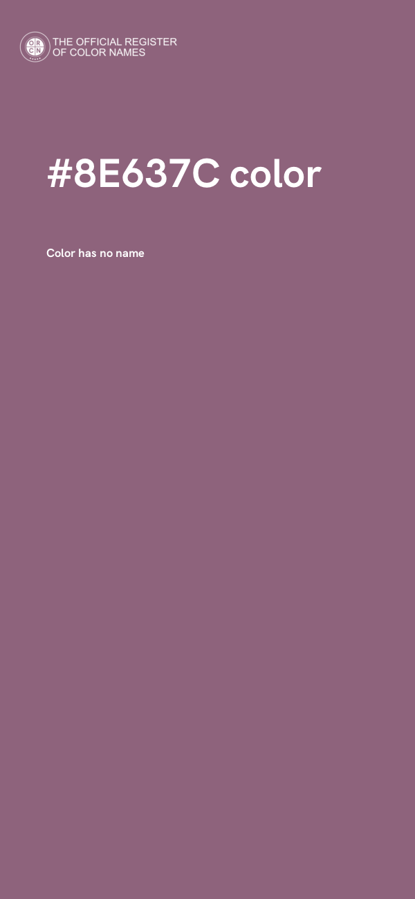 #8E637C color image