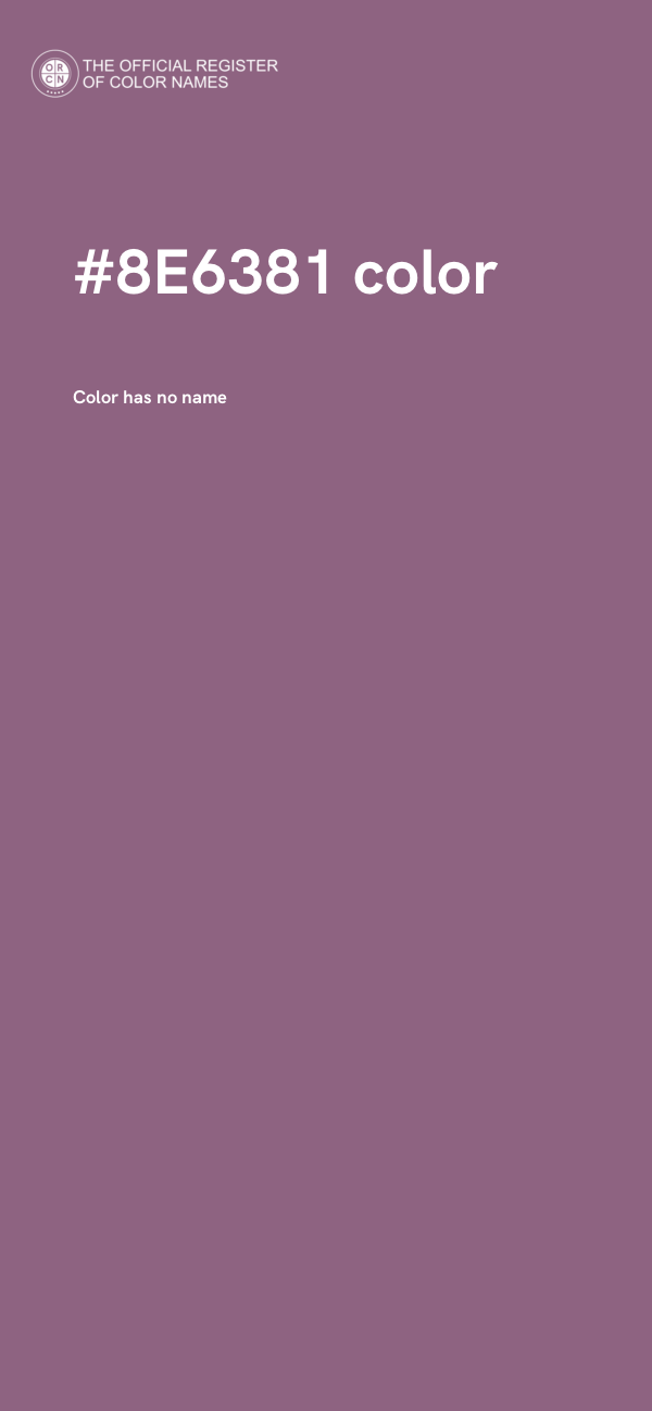 #8E6381 color image