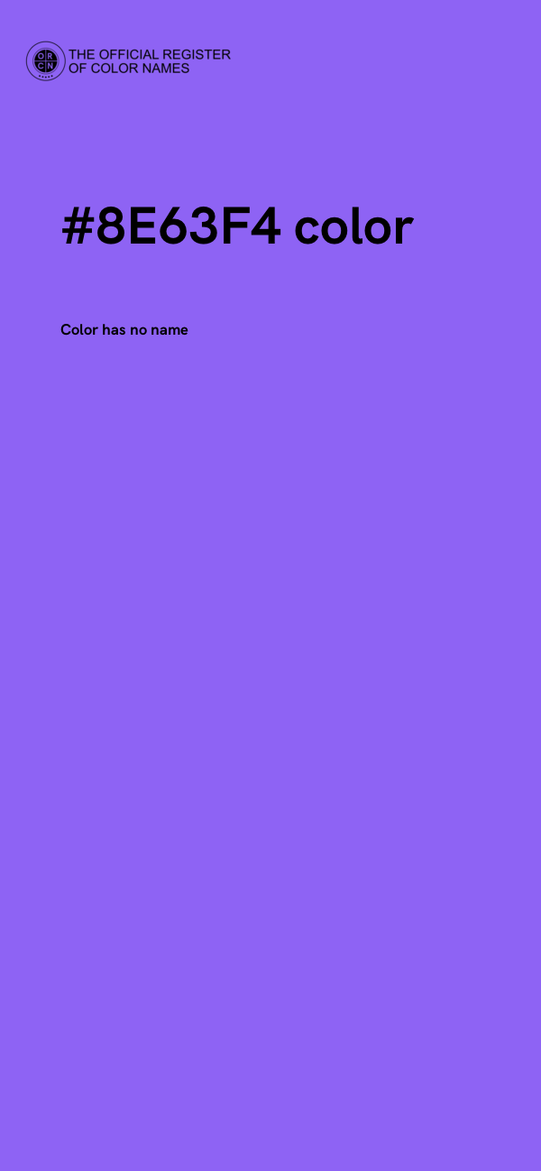 #8E63F4 color image