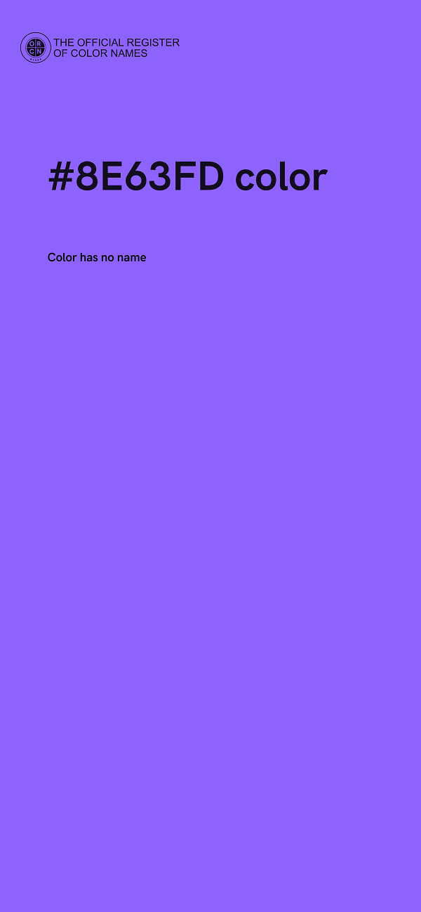 #8E63FD color image