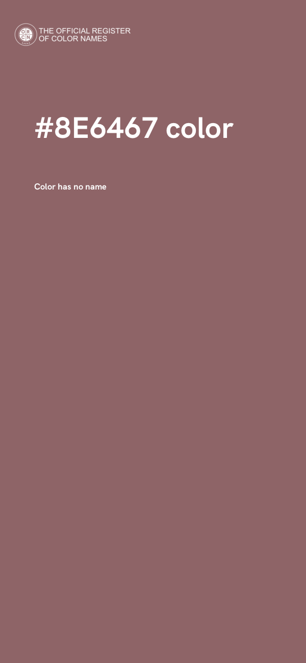 #8E6467 color image