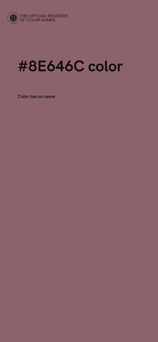 #8E646C color image