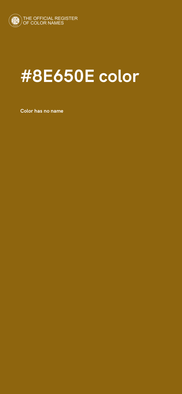 #8E650E color image