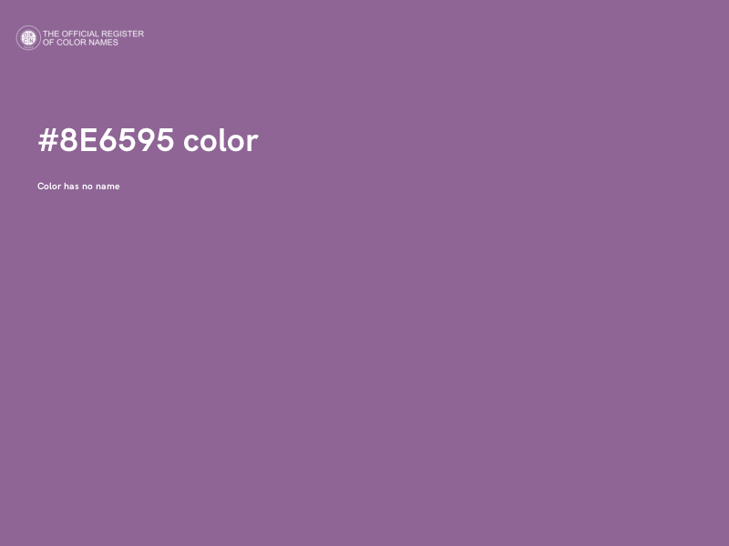 #8E6595 color image