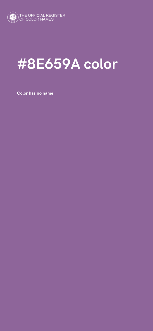 #8E659A color image