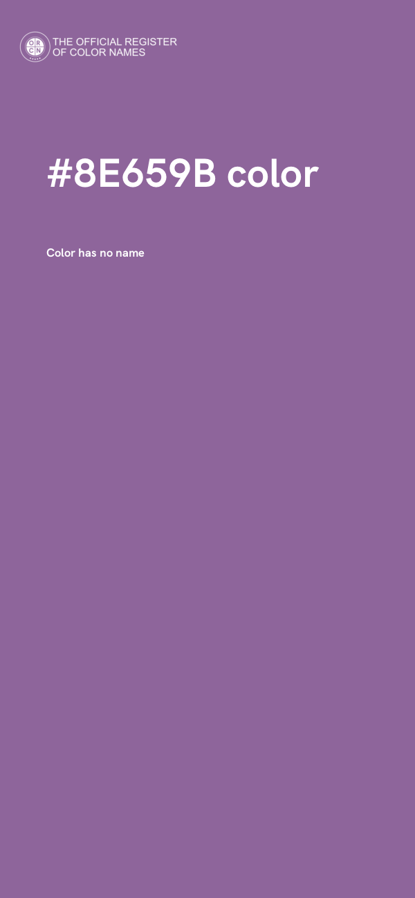 #8E659B color image