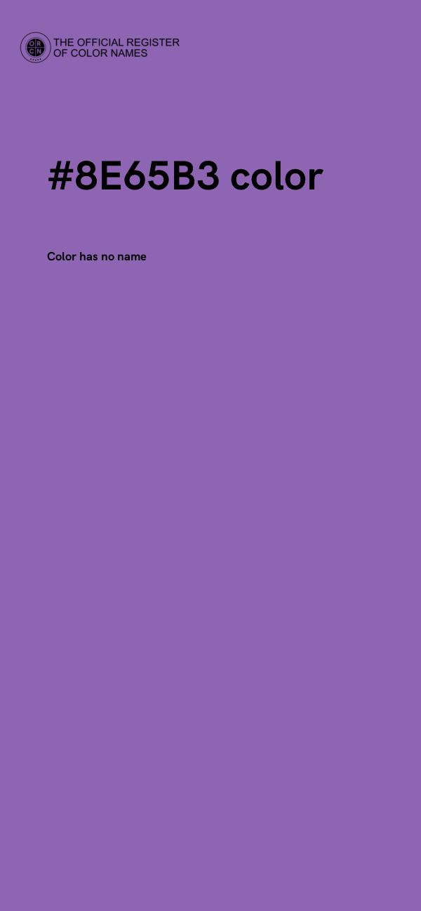 #8E65B3 color image