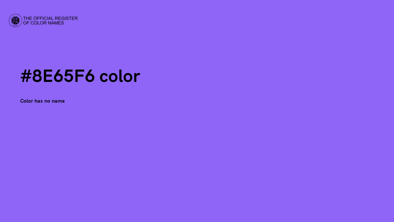 #8E65F6 color image