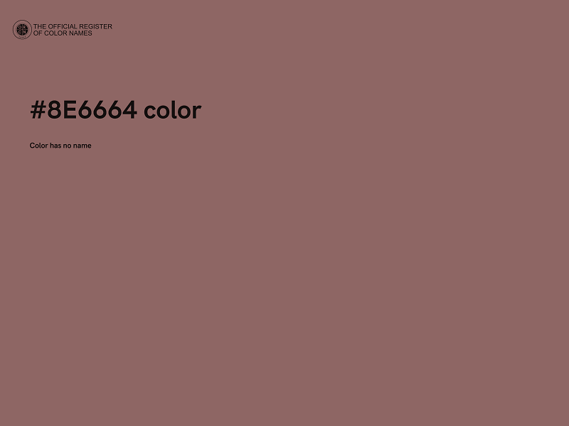 #8E6664 color image