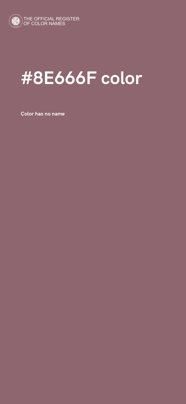 #8E666F color image