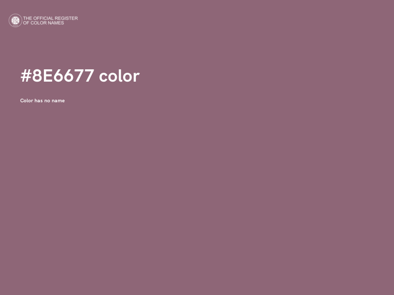 #8E6677 color image