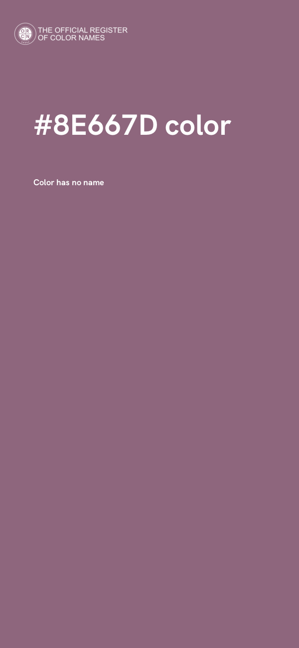 #8E667D color image