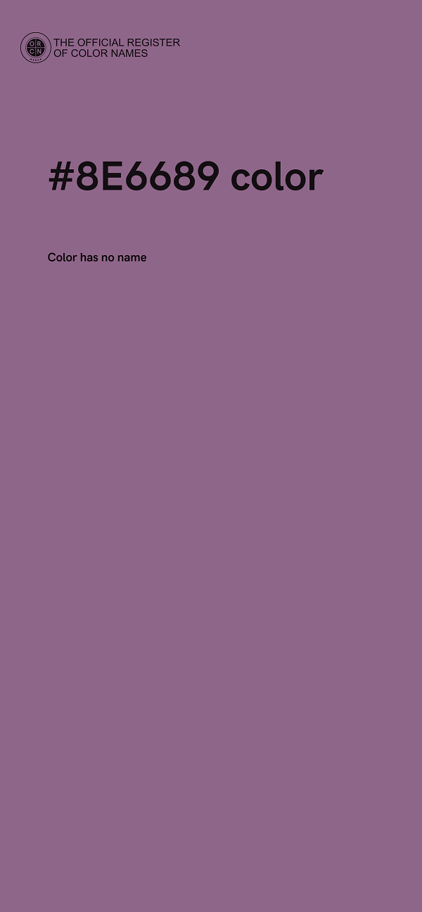 #8E6689 color image
