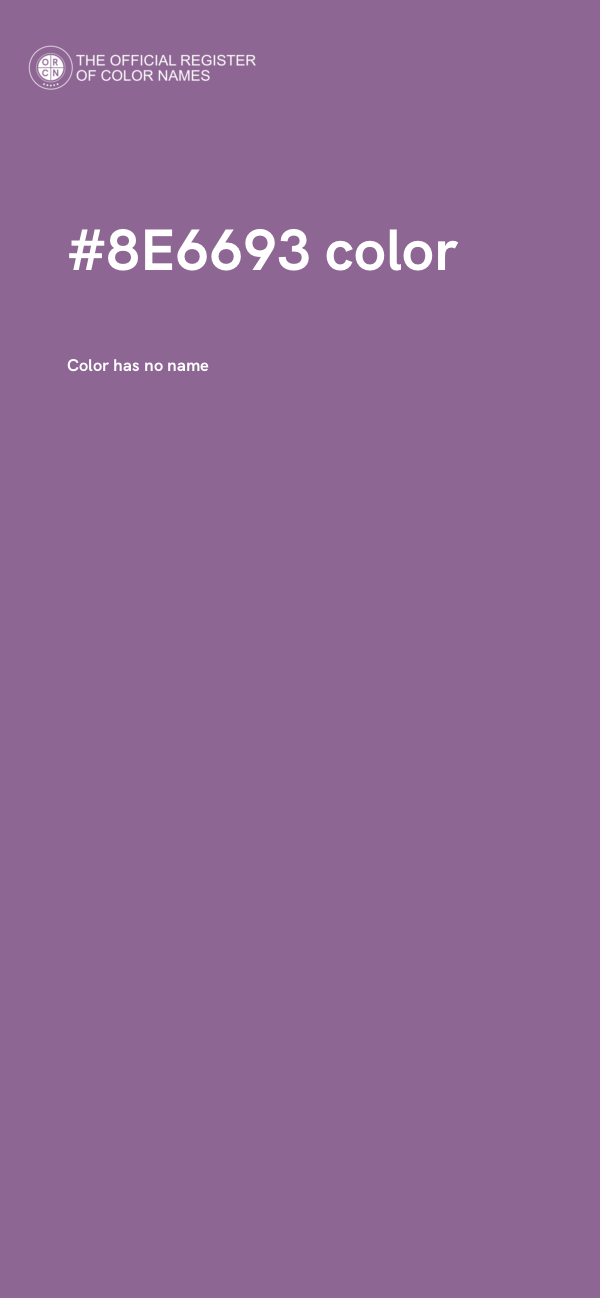 #8E6693 color image