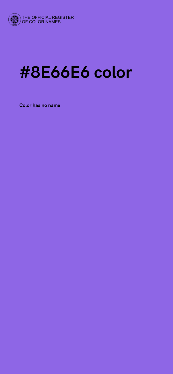 #8E66E6 color image