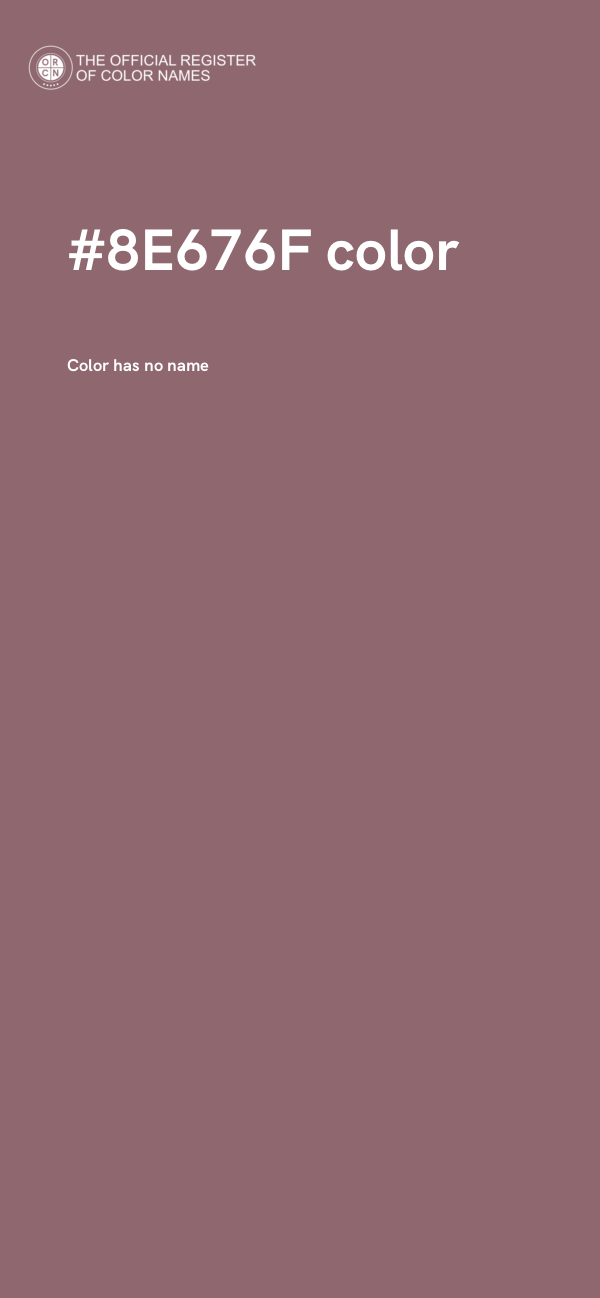 #8E676F color image